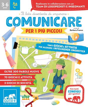 Comunicare per i più piccoli. Tanti giochi e attività per allenare l'intelligenza linguistica  - Libro Gribaudo 2026, Gribaudo Activity 1+1 | Libraccio.it