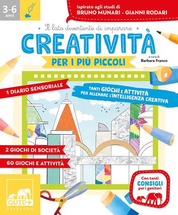 Creatività per i più piccoli. Tanti giochi e attività per allenare la creatività. Con Prodotti vari - Barbara Franco - Libro Gribaudo 2026, Gribaudo Activity 1+1 | Libraccio.it