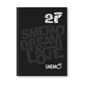 Diario 2026/2027 Smemoranda 16 mesi Smemo Classic, 11x15 nera, logo argento Dream&Love