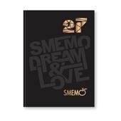 Diario 2026/2027 Smemoranda 16 mesi Smemo Classic, 13x17 nera, logo bronzo Dream&Love
