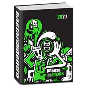 Diario 2026-2027 Bastardidentro 16 mesi Superspecial Fluo Intensamente. Verde