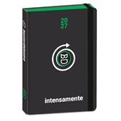 Diario 2026-2027 Bastardidentro 16 mesi Pocket Pu Intensamente. Nero