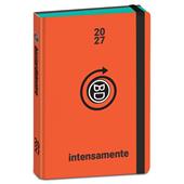 Diario 2026-2027 Bastardidentro 16 mesi Pocket Pu Intensamente. Arancione