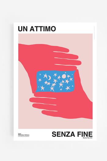 Poster. Senza Fine, Gino Paoli - 50 x 70 cm  Ciao. Discoteca Italiana 2025 | Libraccio.it