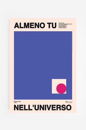 Poster. Almeno Tu Nell'Universo, Mia Martini - 50 x 70 cm  Ciao. Discoteca Italiana 2025 | Libraccio.it