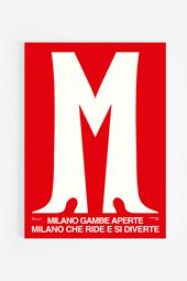 Poster. Milano (Gambe Aperte), Lucio Dalla  - 50 x 70 cm