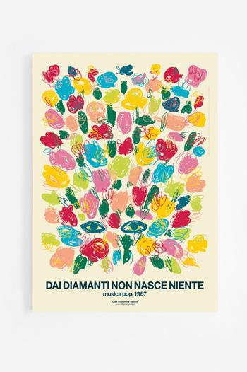 Poster. Fabrizio De Andr&#232; - Via del Campo - 50 x 70 cm  Ciao. Discoteca Italiana 2025 | Libraccio.it