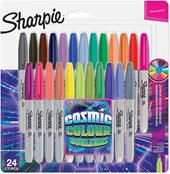 Marcatore SHARPIE FINE F COSMIC in Blister da 24 pz. Assortiti