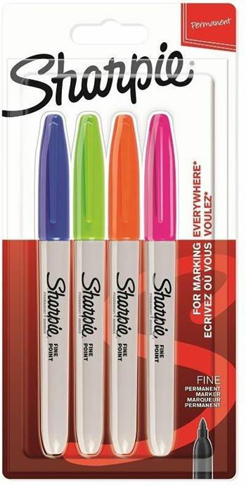 Pennarello indelebile Sharpie Fine Colori Assortiti - Blister da 4  Sharpie 2020 | Libraccio.it