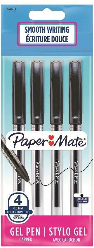 Penna a inchiosto Papermate PM Jiffy Gel punta da 0,5 mm Nero - Confezione da 4  Papermate 2020 | Libraccio.it