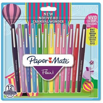 Penna Papermate Flair-Nylon Carnival 12 Colori Assortiti Papermate
