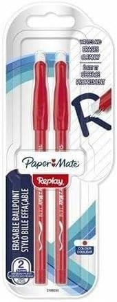 Penna a sfera Replay stick M Rossa. Confezione da 2  Papermate 2021 | Libraccio.it