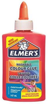 Elmer's Colla Liquida Colore ROSA OPACO. Flacone da 147 ml