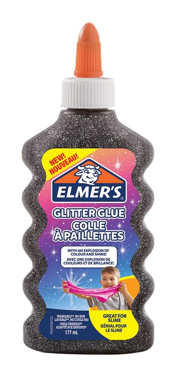 Colla glitterata liquida per Slime Elmer's Nero - 177 ml  Elmer's 2020 | Libraccio.it