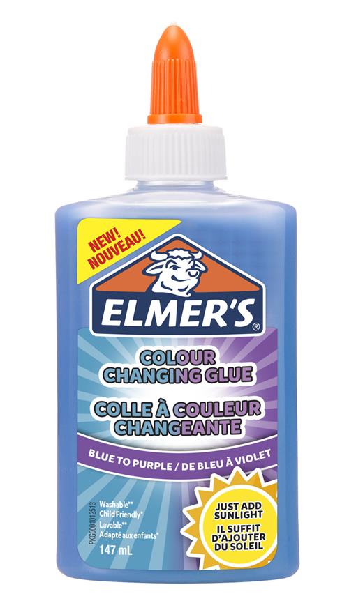 Colla Cambiacolore liquida per Slime Elmer's Blu & Viola - 147 ml Elmer's  2020