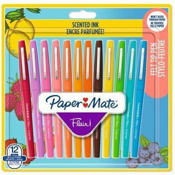 Penna Flair Nylon Scented punta fibra M 1.1. Confezione da 12  Papermate 2021 | Libraccio.it