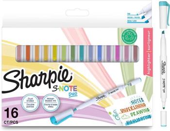SHARPIE S-NOTE Doppia Punta, a scalpello e punta fine, blx16 colori assortiti  Sharpie 2023 | Libraccio.it