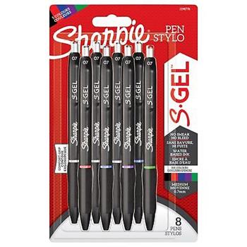 Penne gel. Punta media (0,7 mm). colori assortiti. Confezione da 8  Sharpie 2024 | Libraccio.it