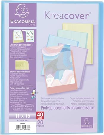 Portalistino 11x15cm 20 bosteKREAC PASTEL  Exacompta 2022 | Libraccio.it
