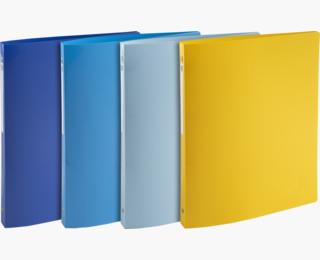 Raccoglitore Ppl riciclato Bee Blue - 4 anelli tondi 15mm A4 3, colori assortiti  Exacompta 2023 | Libraccio.it