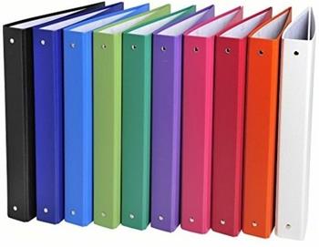 Quaderno ad anelli A4 Exacompta Iderama Foderato Lucido 4 anelli Colori Assortiti - 3cm  Exacompta | Libraccio.it