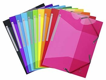 Cartelletta 3 lembi Exacompta Iderama in PPL Colori Assortiti con Elastico  Exacompta 2020 | Libraccio.it