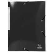 Cartella 3 lembi con elastici Maxi Capacity Iderama cartoncino lustré 425 g/mq