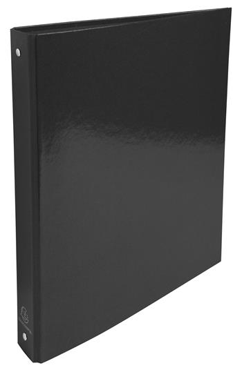 Quaderno ad anelli A4 Exacompta Iderama Foderato Lucido 4 anelli Nero - 3cm  Exacompta | Libraccio.it