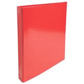 Quaderno ad anelli A4 Exacompta Iderama Foderato Lucido 4 anelli Rosso - 3cm