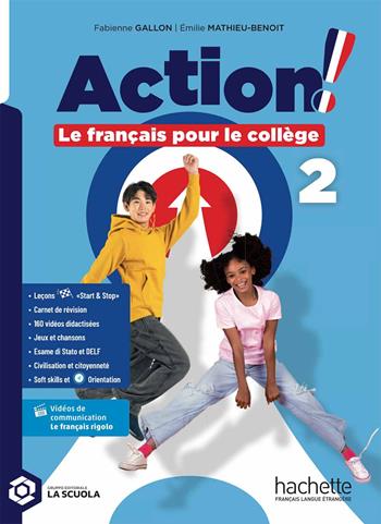 ACTION! (LIVRE & CAHIER 2 + CARNET DE REVISION 2) - AA VV  HACHETTE - Libro | Libraccio.it