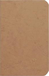 Age Bag Taccuino A4 a punto metallico 9x14cm, 96 pagine, a pagine bianche Cognac