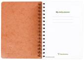 Taccuino spiralato Age Bag, My.Daily Planner 14,8x21cm 125F pre-stamp. stacc.Cognac