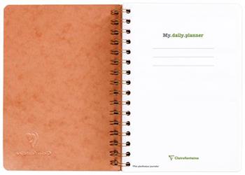 Taccuino spiralato Age Bag, My.Daily Planner 14,8x21cm 125F pre-stamp. stacc.Cognac  Clairefontaine 2024 | Libraccio.it