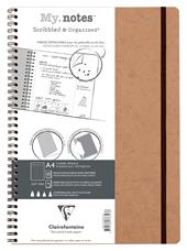 Quaderno spiralato Age Bag, My.Notes 21x29,7 marg.stacc 60F DOT Cognac