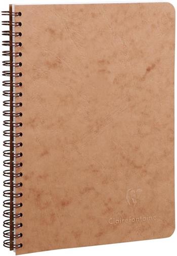 Quaderno Age Bag con spirale medium a quadretti. Marrone  Clairefontaine 2018 | Libraccio.it