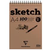 Blocco spiralato Sketch A4 100 fogli 90 g bianco