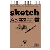 Blocco spiralato Sketch A5 100 fogli 90 g bianco