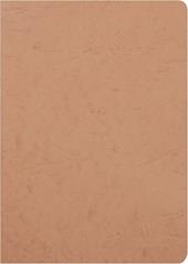 Age Bag Quaderno A4 a punto metallico 21x29,7cm, 96 pagine, a pagine bianche Cognac