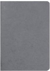 Age Bag Quaderno A5 a punto metallico 14,8x21cm, 96 pagine, a pagine bianche Grigio