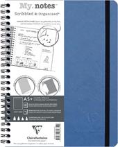 Quaderno spiralato Age Bag, My.Notes 16x21 marg.stacc. 60F DOT Blu