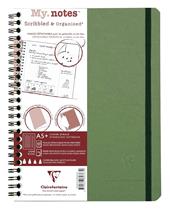 Quaderno spiralato Age Bag, My.Notes 16x21 marg.stacc. 60F Rig. Verde