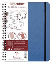 Quaderno spiralato Age Bag, My.Notes 16x21 marg.stacc. 60F Rig. Blu