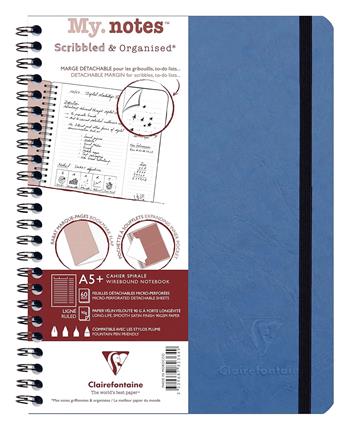 Quaderno spiralato Age Bag, My.Notes 16x21 marg.stacc. 60F Rig. Blu  Clairefontaine 2024 | Libraccio.it