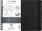 Quaderno spiralato Age Bag, My.Notes 25x19 marg.stacc 60F DOT Nero