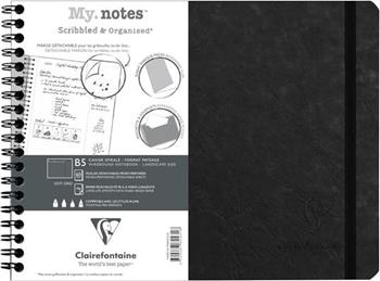 Quaderno spiralato Age Bag, My.Notes 25x19 marg.stacc 60F DOT Nero  Clairefontaine 2024 | Libraccio.it