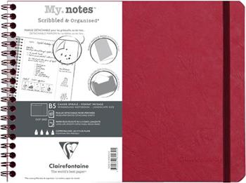 Quaderno spiralato Age Bag, My.Notes 25x19 marg.stacc 60F DOT Rosso  Clairefontaine 2024 | Libraccio.it
