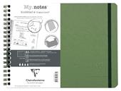 Quaderno spiralato Age Bag, My.Notes 25x19 marg.stacc 60F DOT Verde