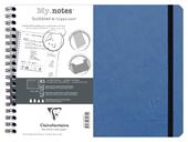 Quaderno spiralato Age Bag, My.Notes 25x19 marg.stacc 60F DOT Blu