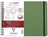 Quaderno spiralato Age Bag, My.Notes 25x19 marg.stacc 60F Rig. Verde