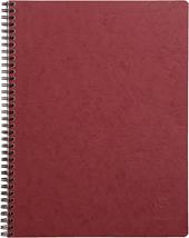 Age Bag Taccuino A4 + spiralato 22,5x29,7cm, 160 pagine, 4 fori a quadretti Rosso